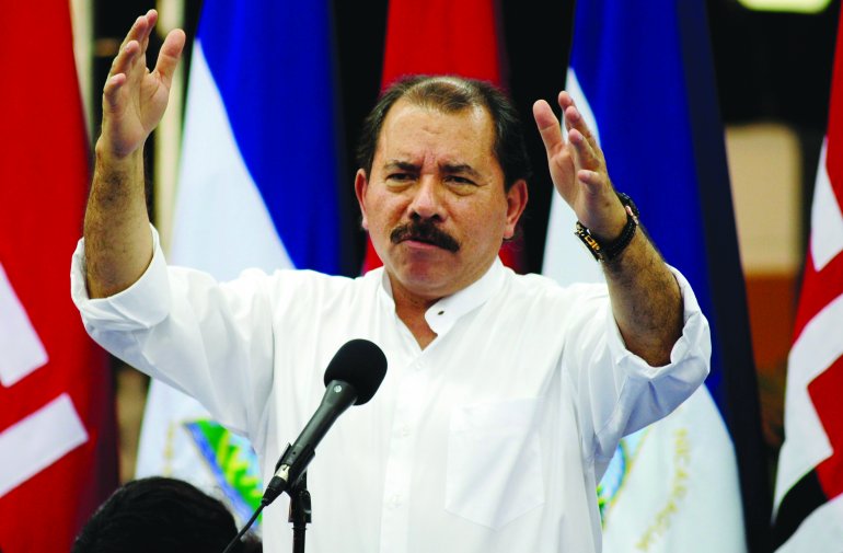 El presidente nicaragúense Daniel Ortega.